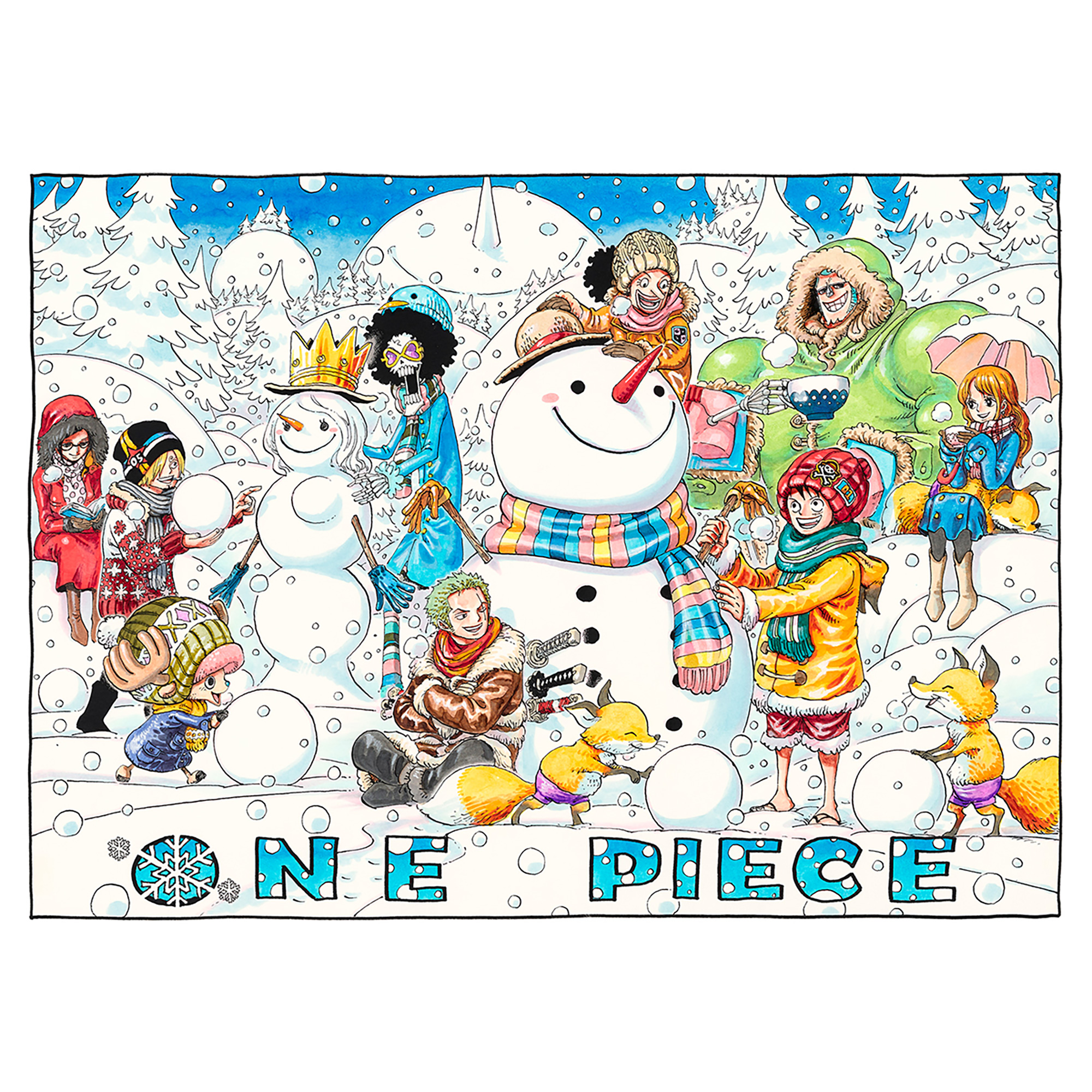 NFT付き「ONE PIECE」イラスト第二弾「Winter Waltz」販売開始 | いま